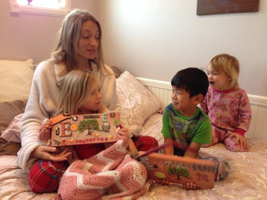 Once a perfectionist, always a perfectionist. A week after the class presentation, we flipped the boards over, bought our stickers and completed them the "right" way!